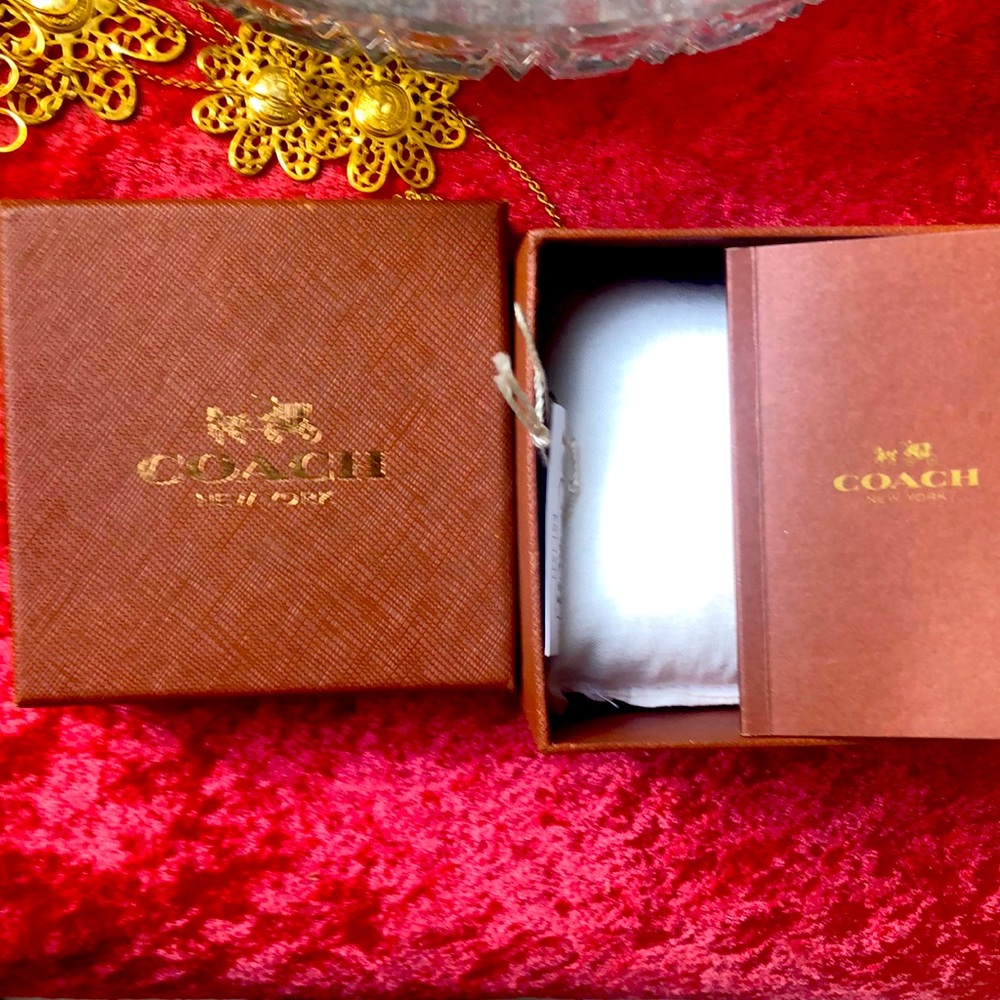 Coach empty watch box